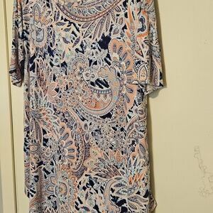 Paisley Print Women's Blouse